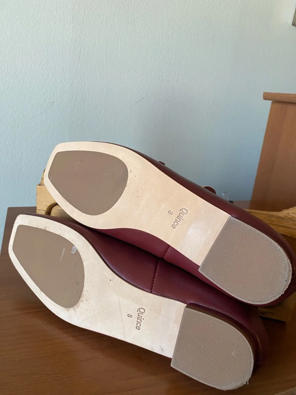 Quince Italian Leather Strappy Ballet Flat